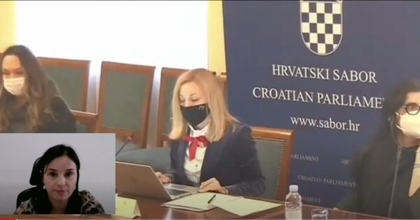 Ministrica Vučković i predsjednik Odbora za poljoprivredu EP-a N. Lins na sjednici Odbora za poljoprivredu Hrvatskog sabora