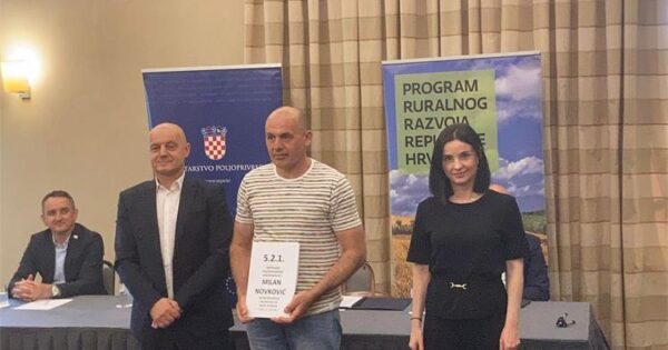 Dodijeljena 33 nova ugovora iz Programa ruralnog razvoja vrijedna 65 milijuna kuna