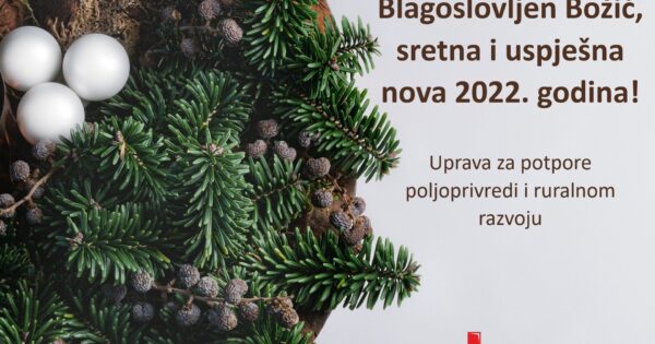 Blagoslovljen Božić, sretna i uspješna nova 2022. godina!