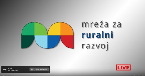 Uključite se u live streaming sastanka Mreže za ruralni razvoj
