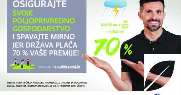Podsjetnik za korisnike podmjere 17.1. “Osiguranje usjeva, životinja i biljaka”
